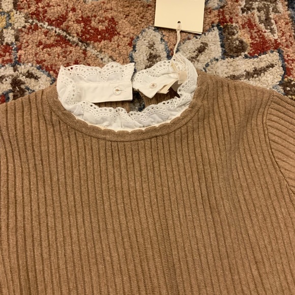 Sezane Merino wool and cotton pullover Jumper NWT - Picture 5 of 6